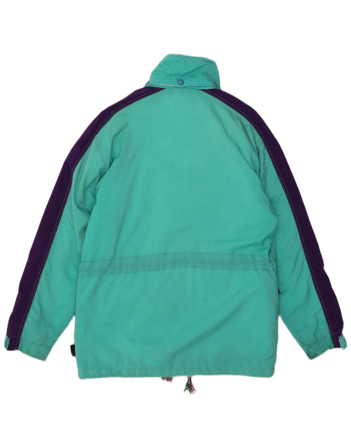 Great Escapes Chaqueta de esquí con capucha para hombre IT 48 Medium Green Colourblock