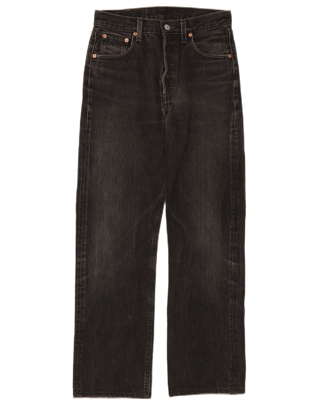 Levi's Vaqueros Rectos Mujer W28 L28 Algodón Negro