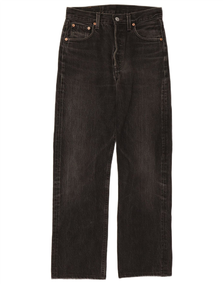 Levi's Vaqueros Rectos Mujer W28 L28 Algodón Negro