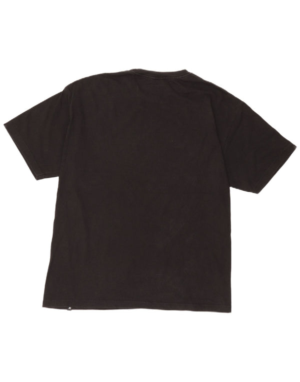 Hurley Mens Graphic T-Shirt Top Large Black