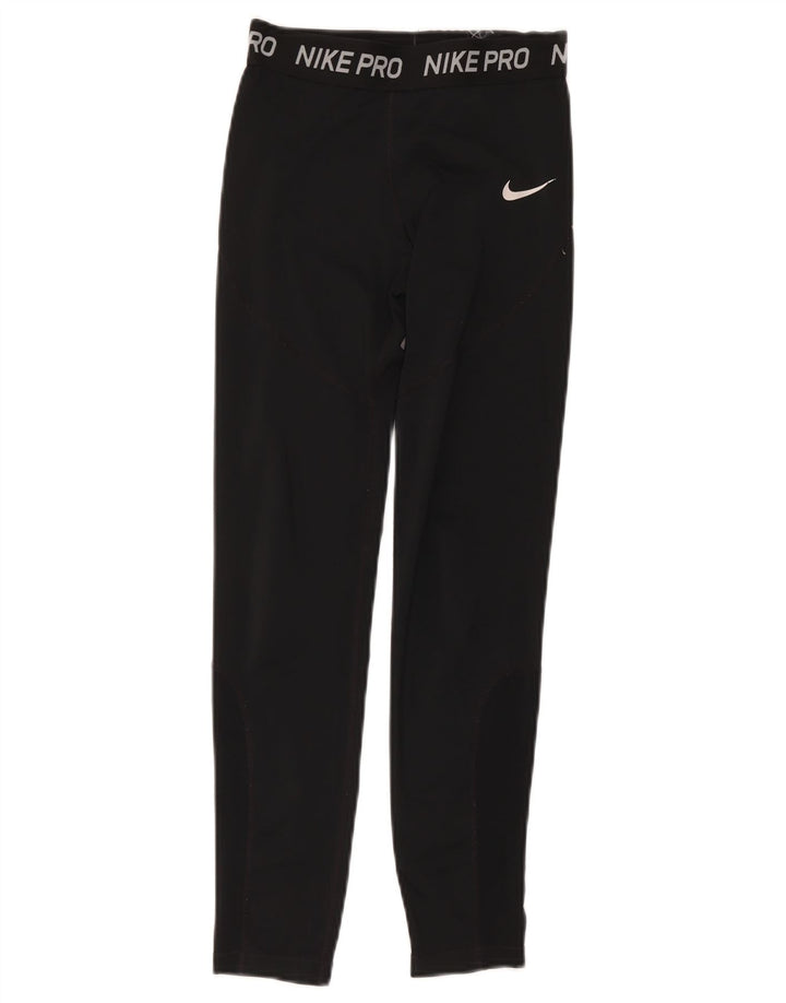 Nike Leggings gráficos para niños 9-10 años Negro Poliéster