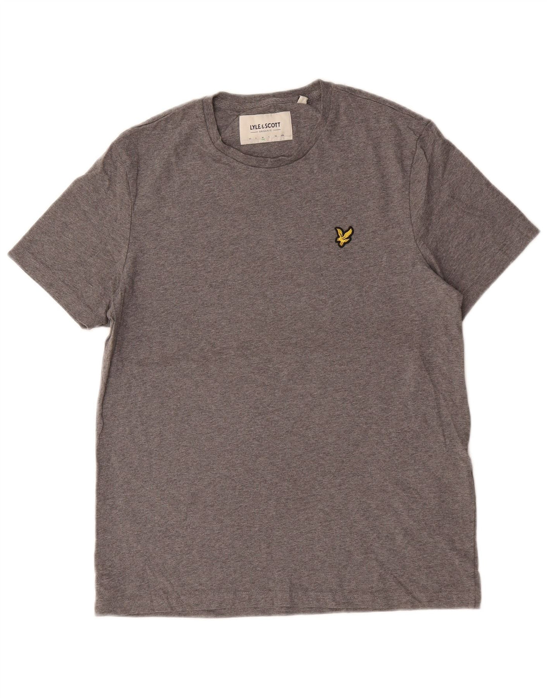 Camiseta Lyle & Scott Hombre Top Algodón Gris Medio