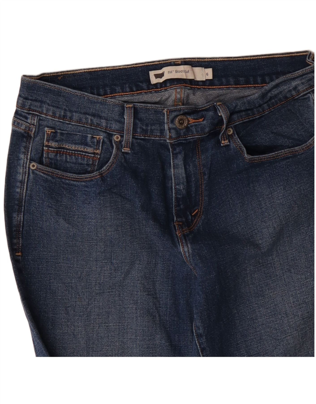 LEVI'S Jeans 515 Bootcut para mujer US 6 Medium W30 L31 Algodón azul