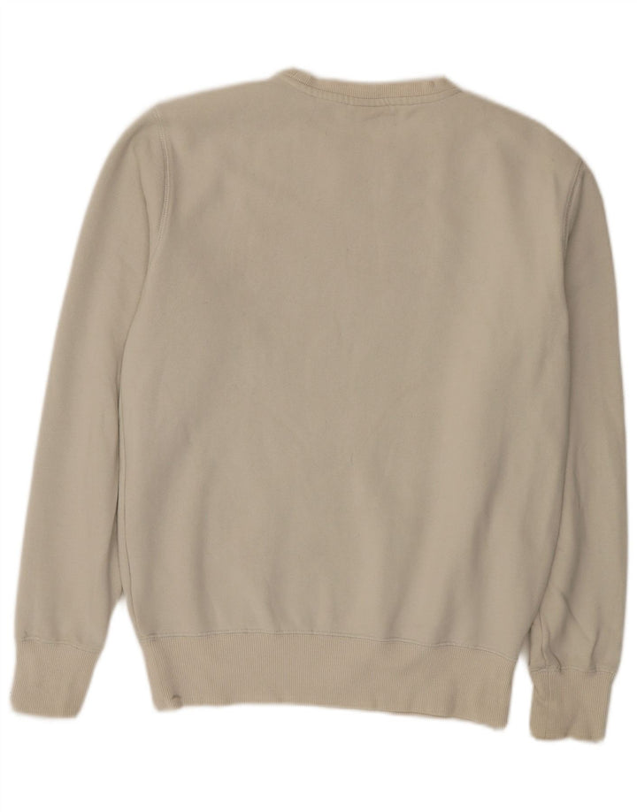 Ellesse Hombre Sudadera Gráfica Jersey Pequeño Algodón Blanco