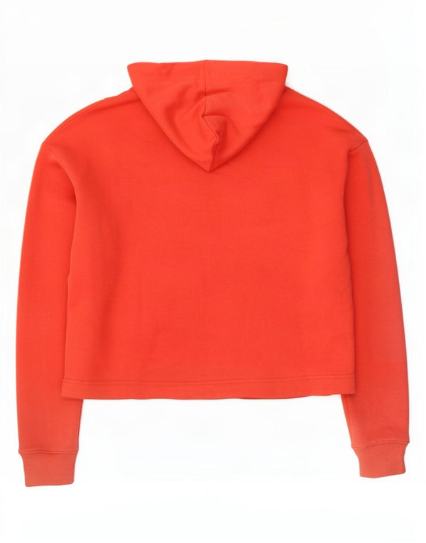 Puma Sudadera con capucha corta extragrande para mujer UK 10 Small Red Colourblock