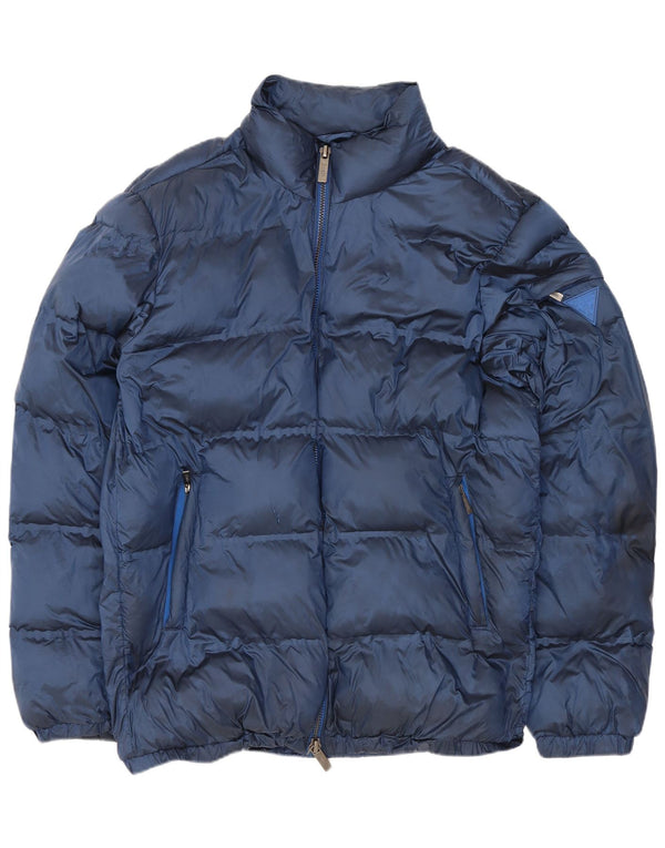 Guess Chaqueta Acolchada Hombre UK 38 Medium Azul Marino Poliamida