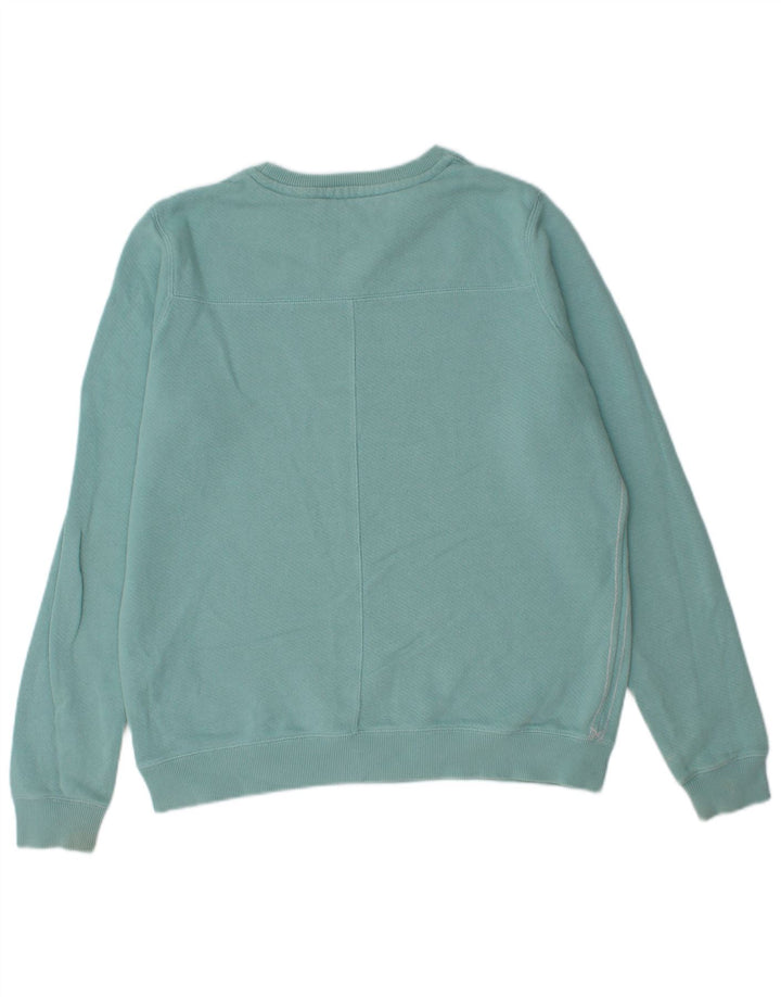 Fat Face Jersey gráfico con cuello redondo para mujer UK 40 Azul medio