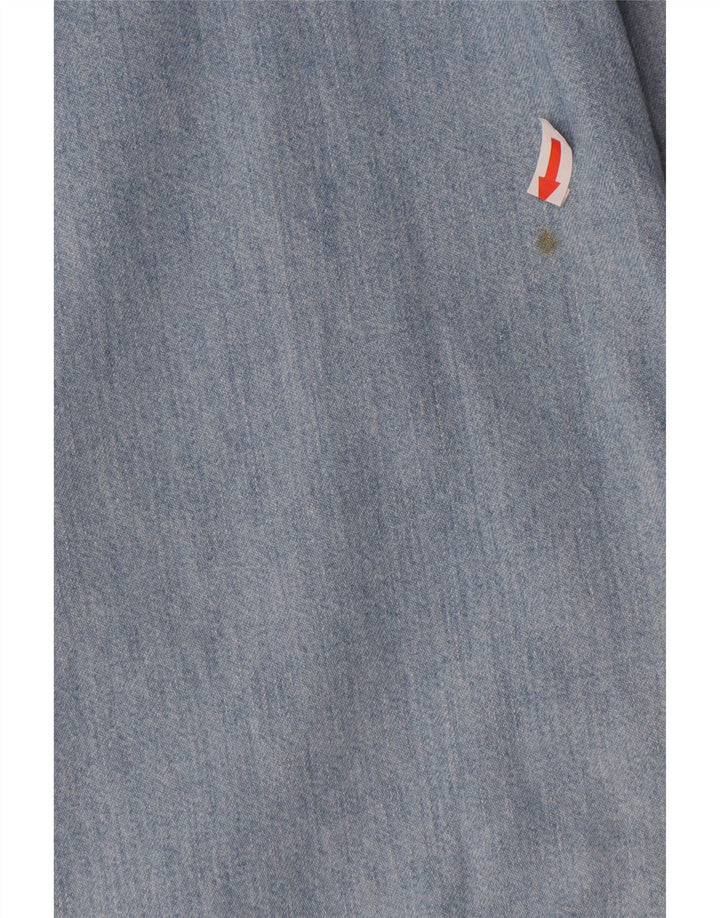 Lee Camisa Vaquera Para Hombre Algodón Azul Grande