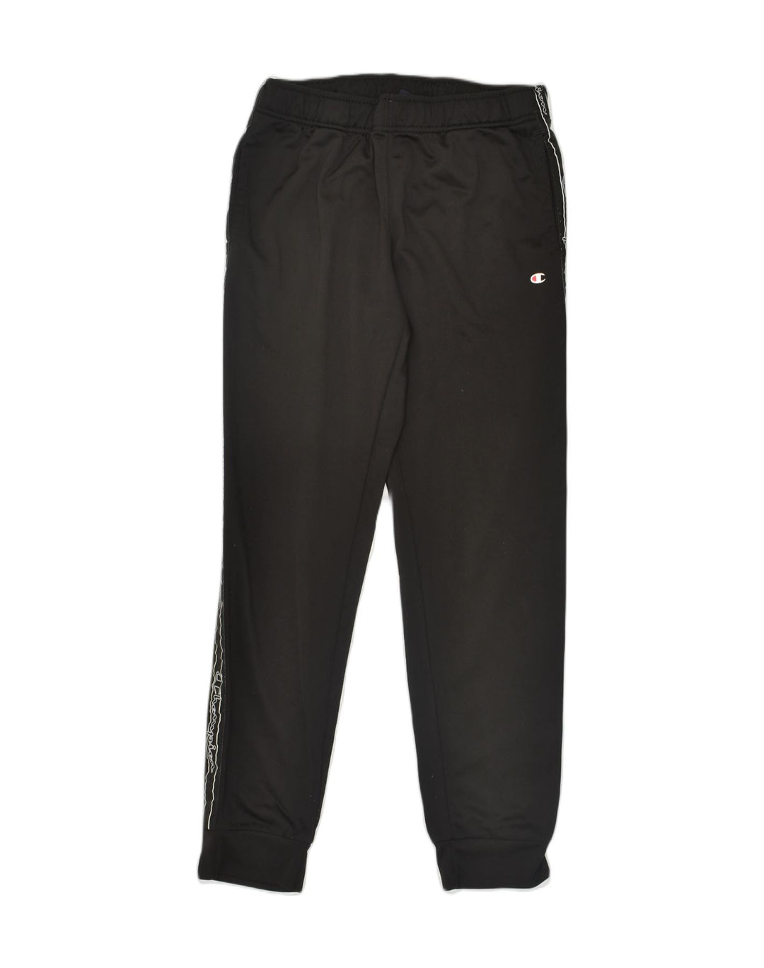 CHAMPION Pantalones de chándal con estampado gráfico para hombre Joggers Large Poliéster negro