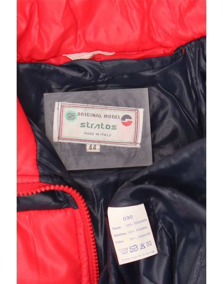 Chaqueta Acolchada Mujer Stratos IT 44 Medium Rojo Colorblock Poliamida