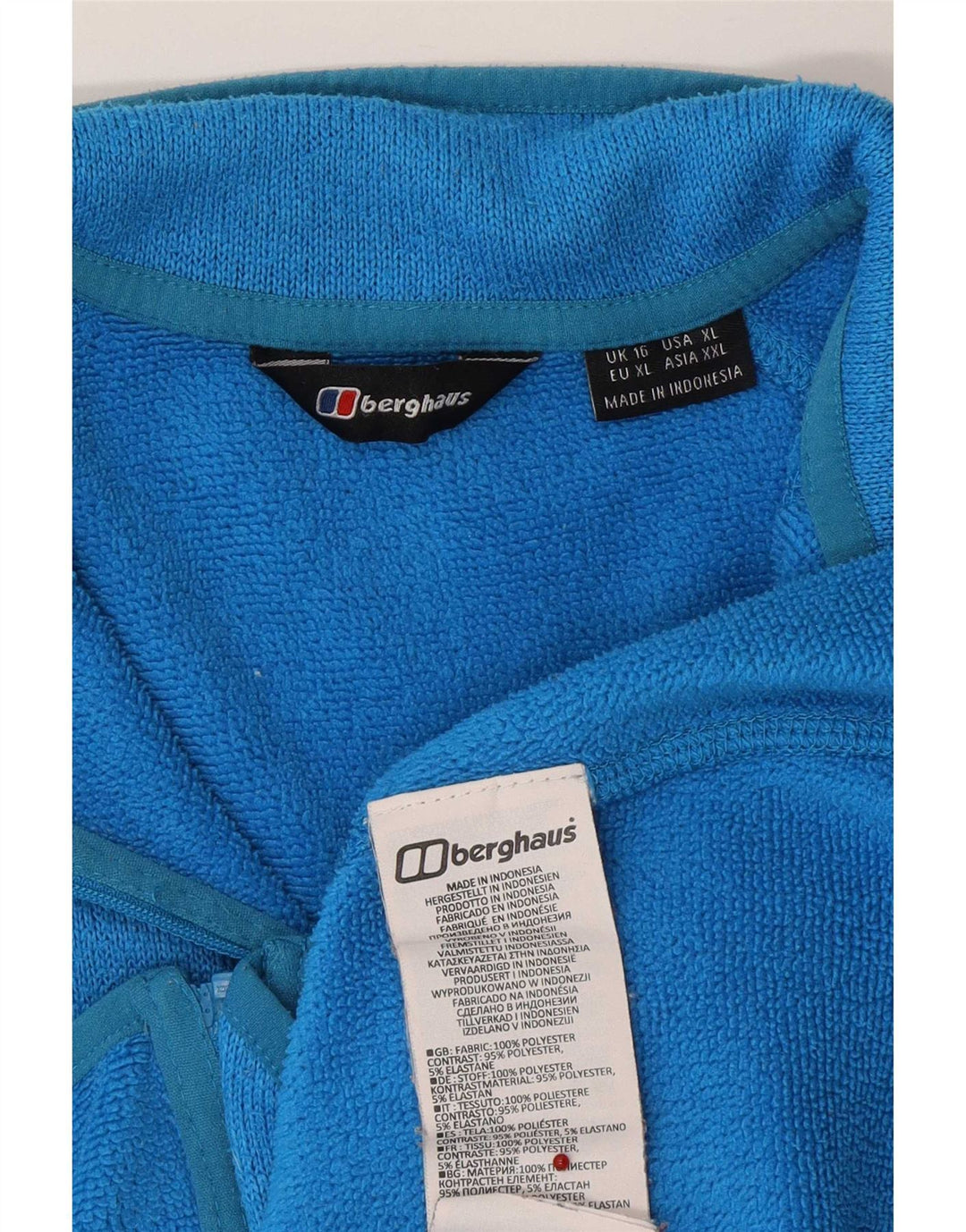 Berghaus Chaqueta de chándal para mujer UK 46 Grande Poliéster azul