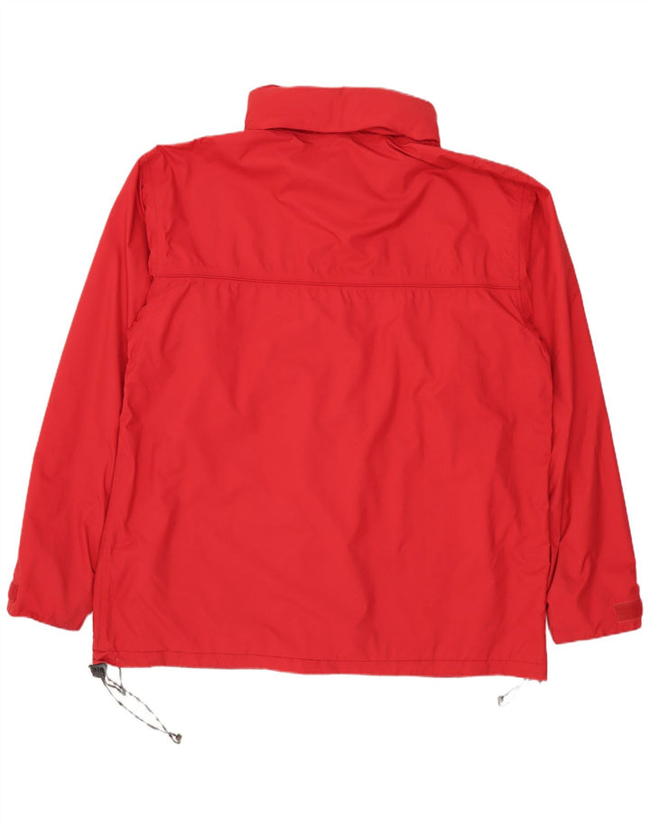 SALEWA Chaqueta cortavientos con capucha para hombre EU 50 Large Red Polyamide