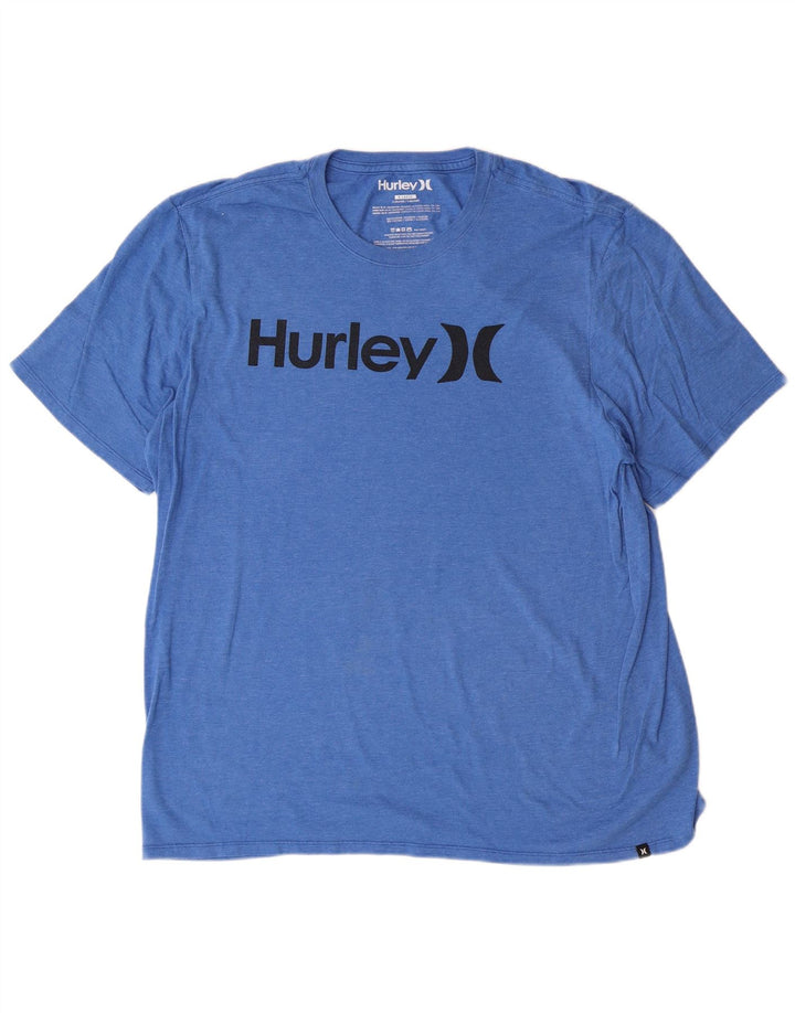 Hurley Camiseta Gráfica Hombre Top XL Poliéster Azul