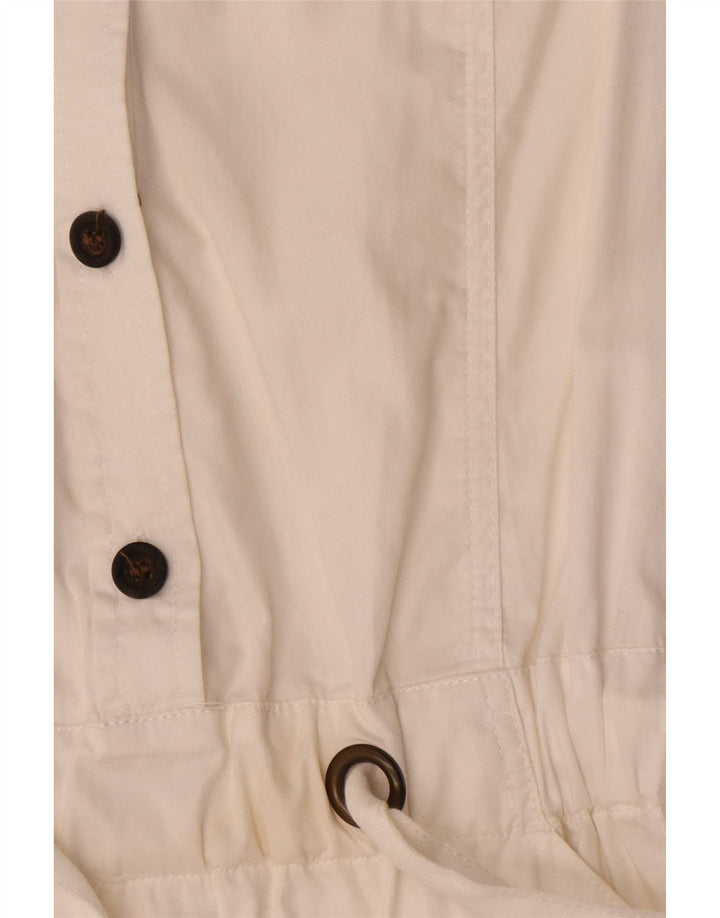 Marlboro Classics Vestido camisero sin mangas para mujer IT 42 Medium White