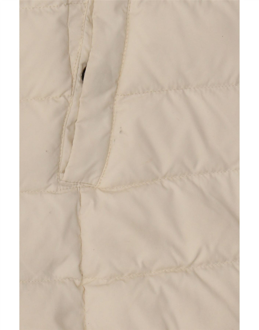 TOMMY HILFIGER Womens Padded Jacket UK 10 Small White Polyester Vintage Tommy Hilfiger and Second-Hand Tommy Hilfiger from Messina Hembry 