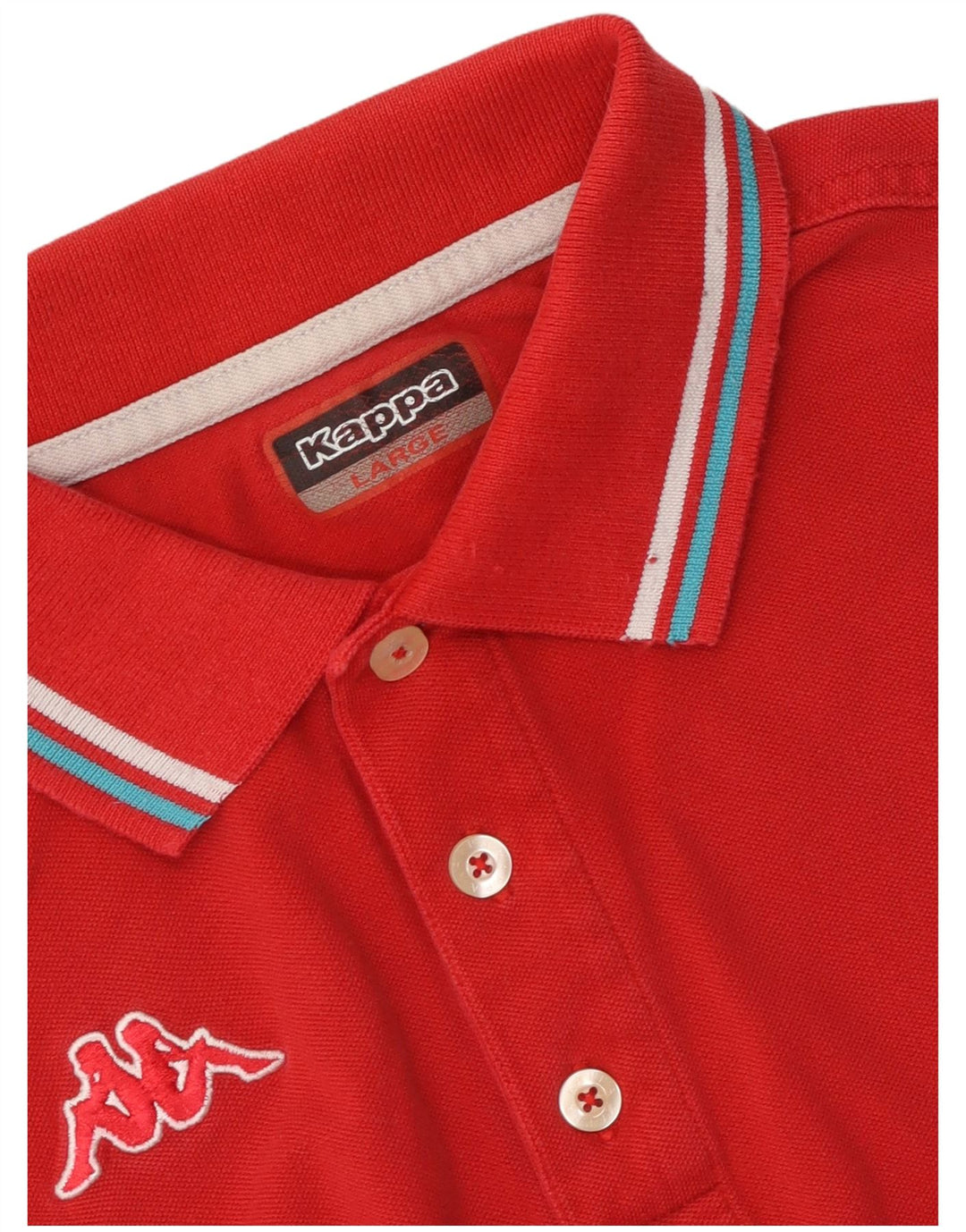 Kappa Polo Hombre Grande Rojo
