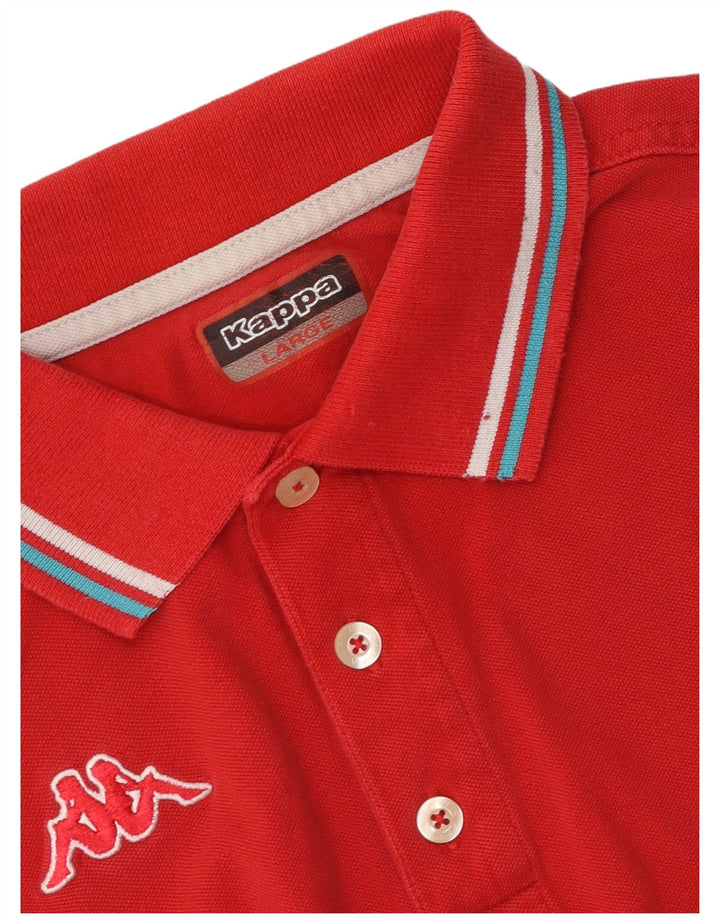 Kappa Polo Hombre Grande Rojo