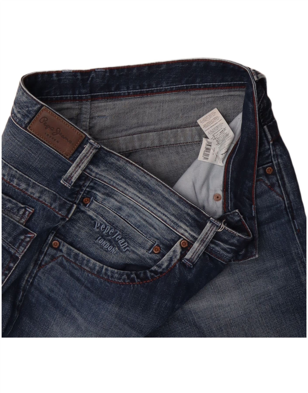 PEPE JEANS Vaqueros rectos para hombre W33 L34 Algodón azul