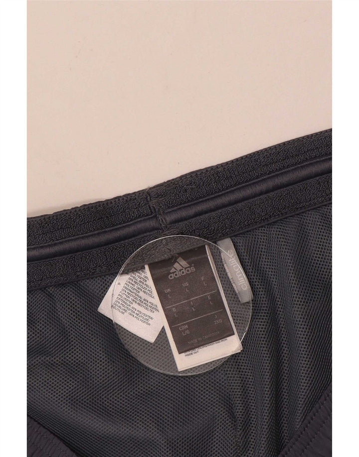 Adidas Mens Climalite Sport Shorts Grande Gris Poliéster
