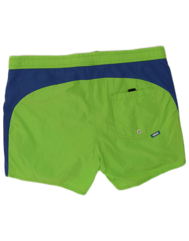 Bañador Arena Hombre Verde Medio Color Block Poliéster