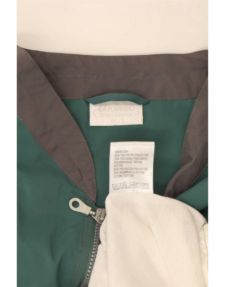 Killtec Chaleco para hombre UK 40 Grande Verde Colorblock Poliéster