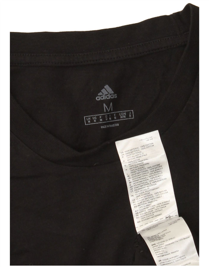Camiseta Adidas Hombre Top Medium Negro Algodón