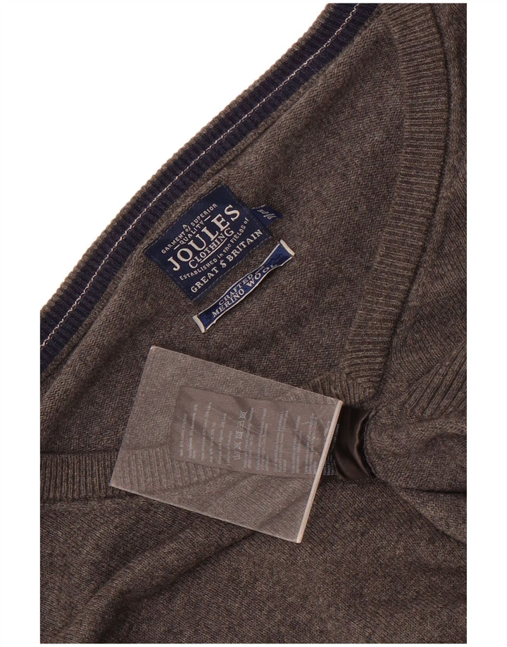 Joules Jersey con Cuello en V para Hombre XL Gris Algodón