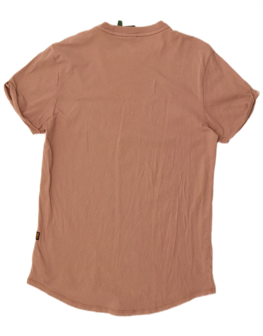 G-Star Hombre Camiseta Pequeña Algodón Beige