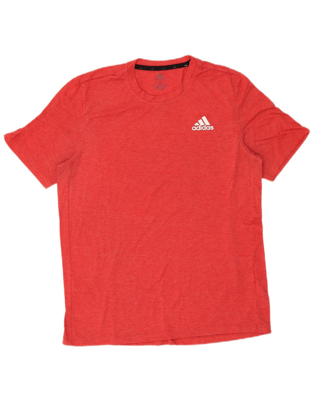 Adidas Hombre Aeroready Camiseta Superior Medio Rojo Poliéster