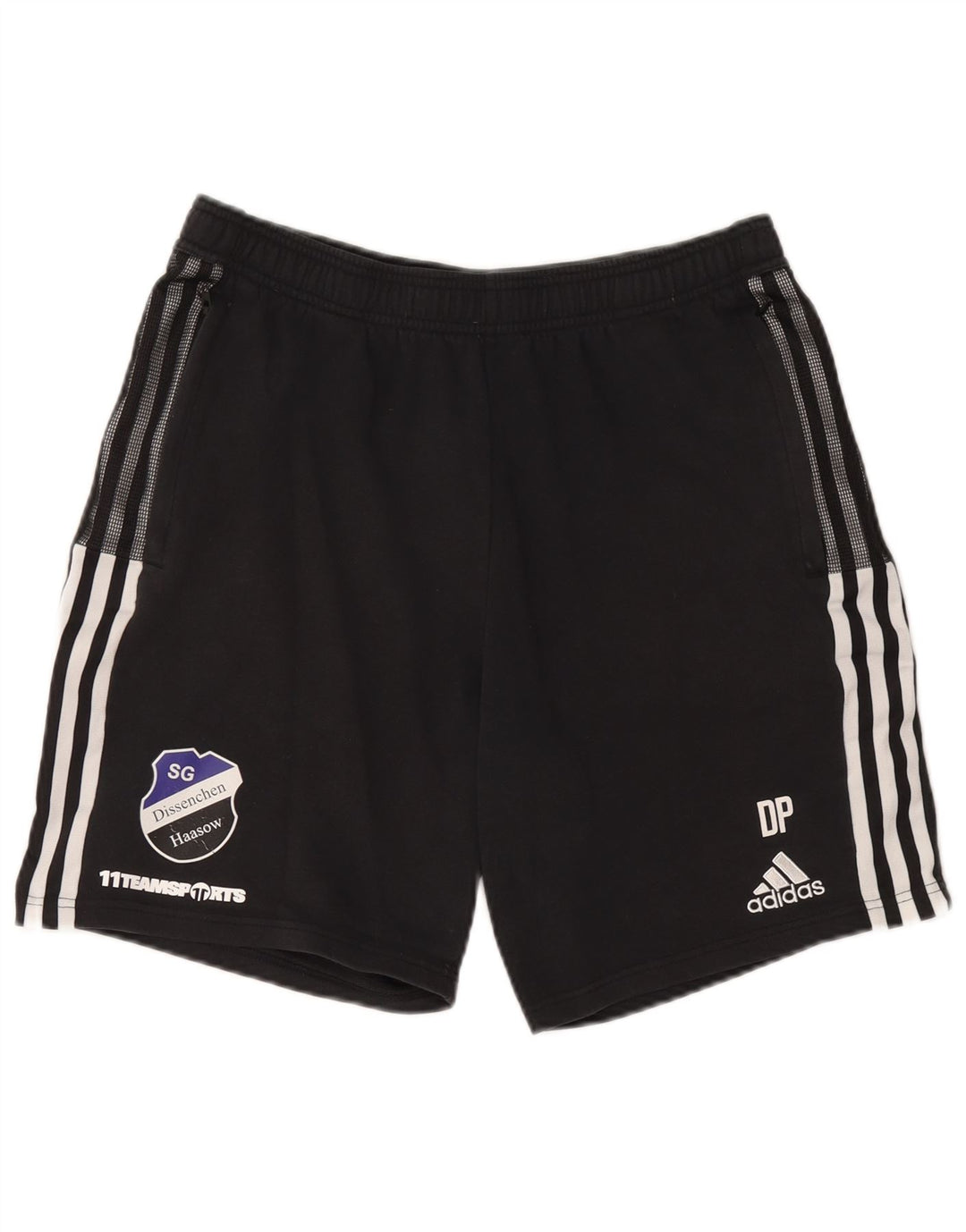 Adidas - Pantalones cortos deportivos para hombre, talla grande, algodón negro