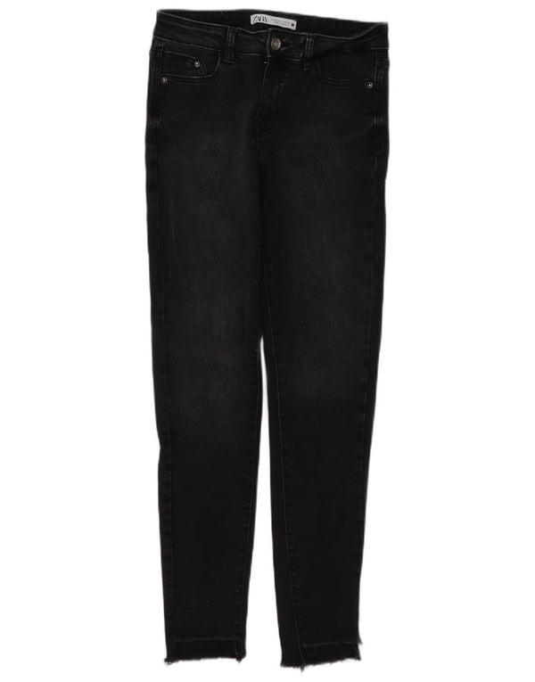 Zara Vaqueros Pitillo Mujer EU 36 XS W26 L28 Gris