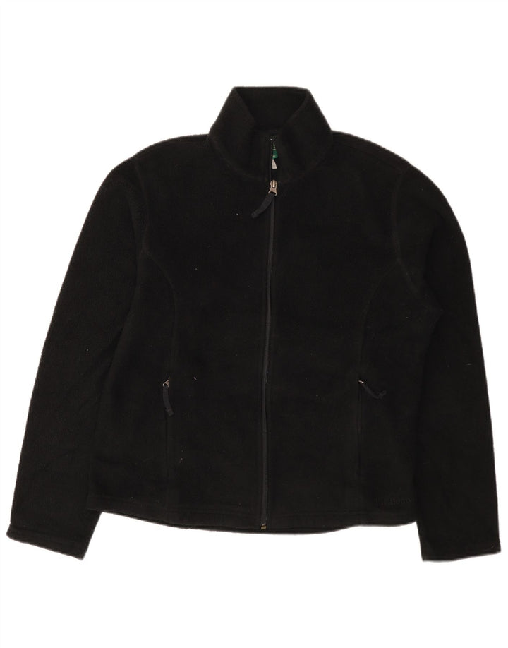 L.L.Bean Chaqueta polar para mujer UK 44 Mediana Poliéster negro
