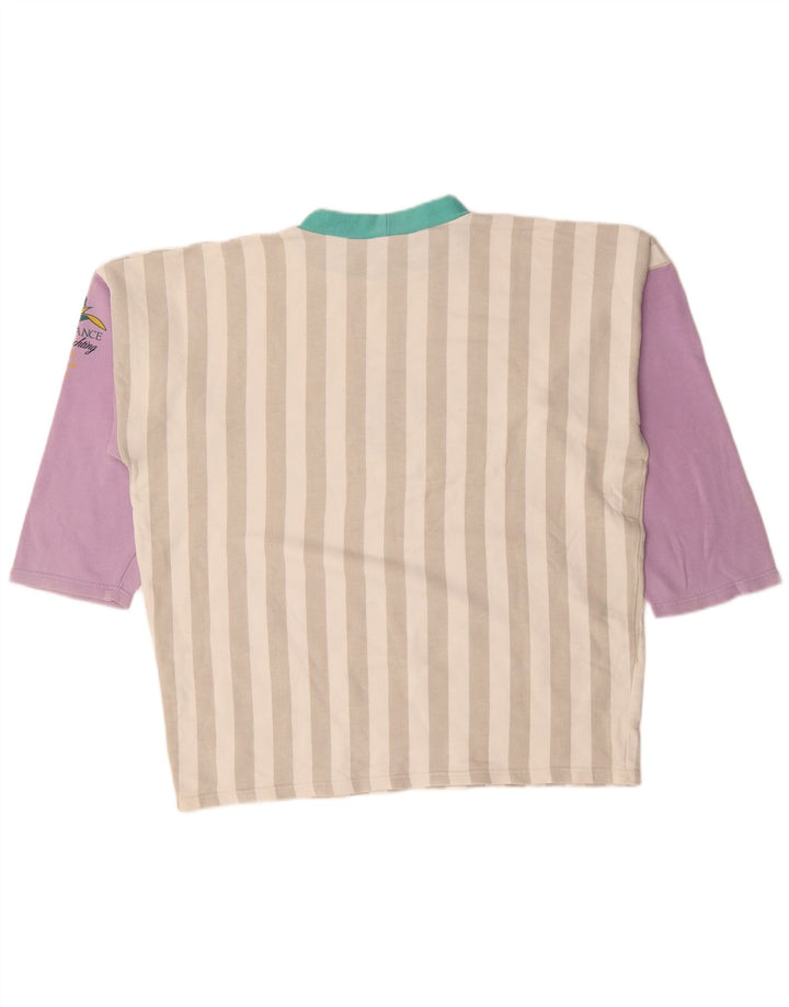 Endurance Top gráfico para mujer de manga larga UK 40 XL Rayas multicolores
