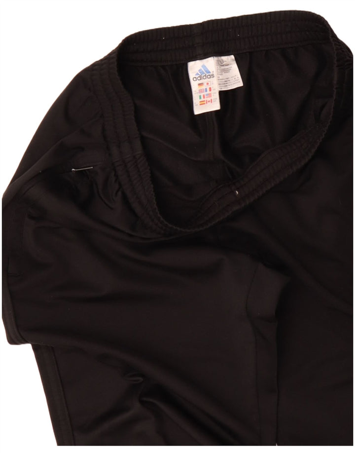 Adidas Pantalones de chándal para hombre UK 36/38 Small Negro Poliéster