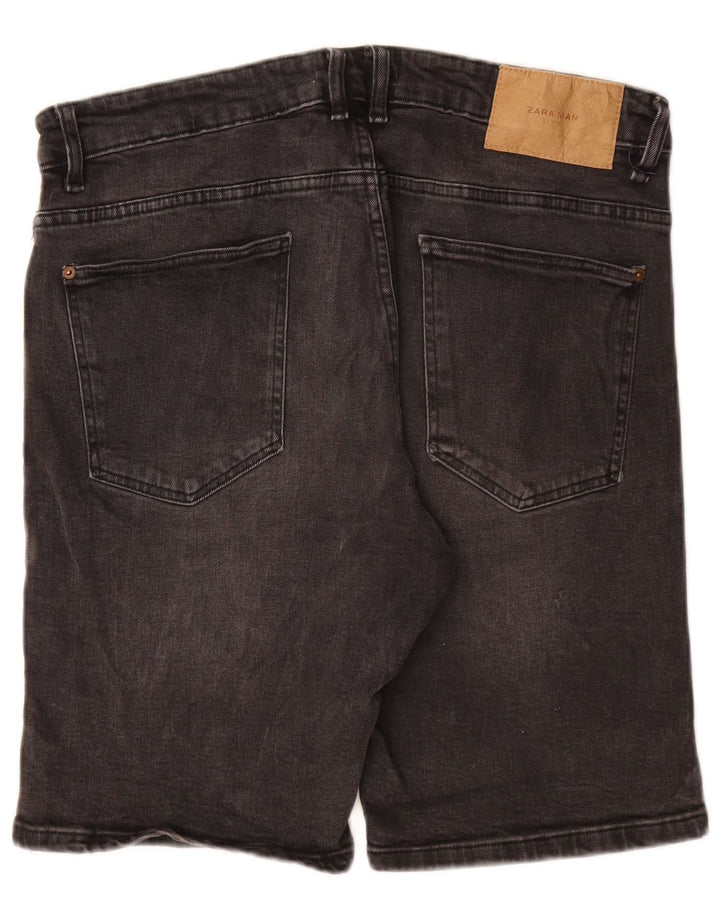 ZARA Shorts vaqueros para hombre EU 46 XL W36 Algodón gris
