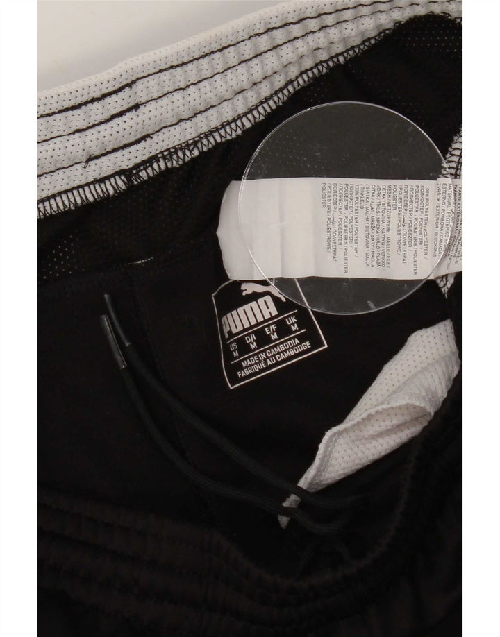 Puma Pantalones cortos deportivos gráficos para hombre Poliéster negro mediano