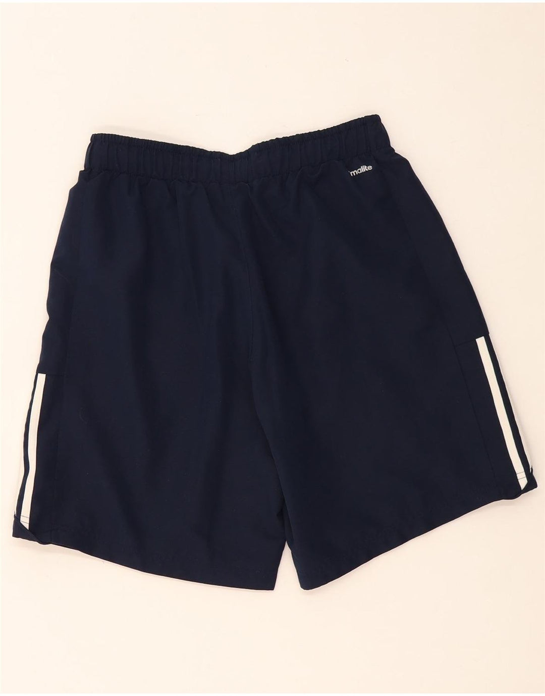 ADIDAS Hombres Climalite Sport Shorts Medio Azul Marino Poliéster