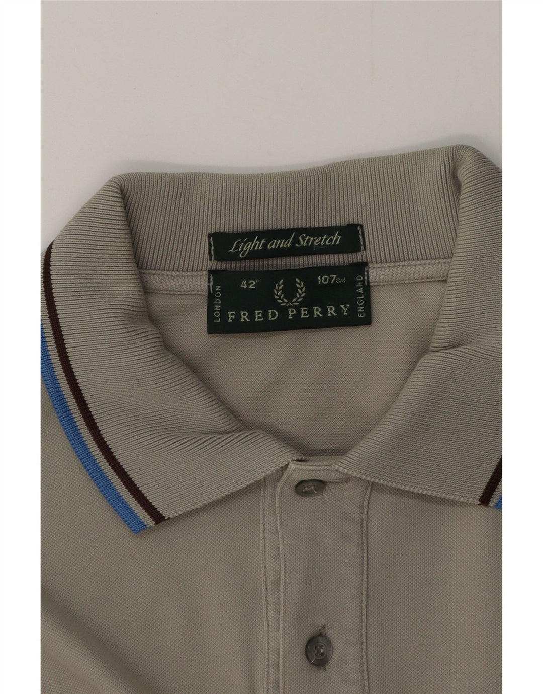 FRED PERRY Polo Hombre Gris Medio