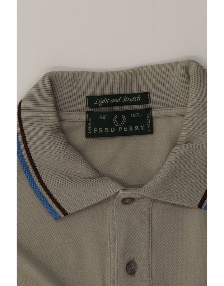 FRED PERRY Polo Hombre Gris Medio