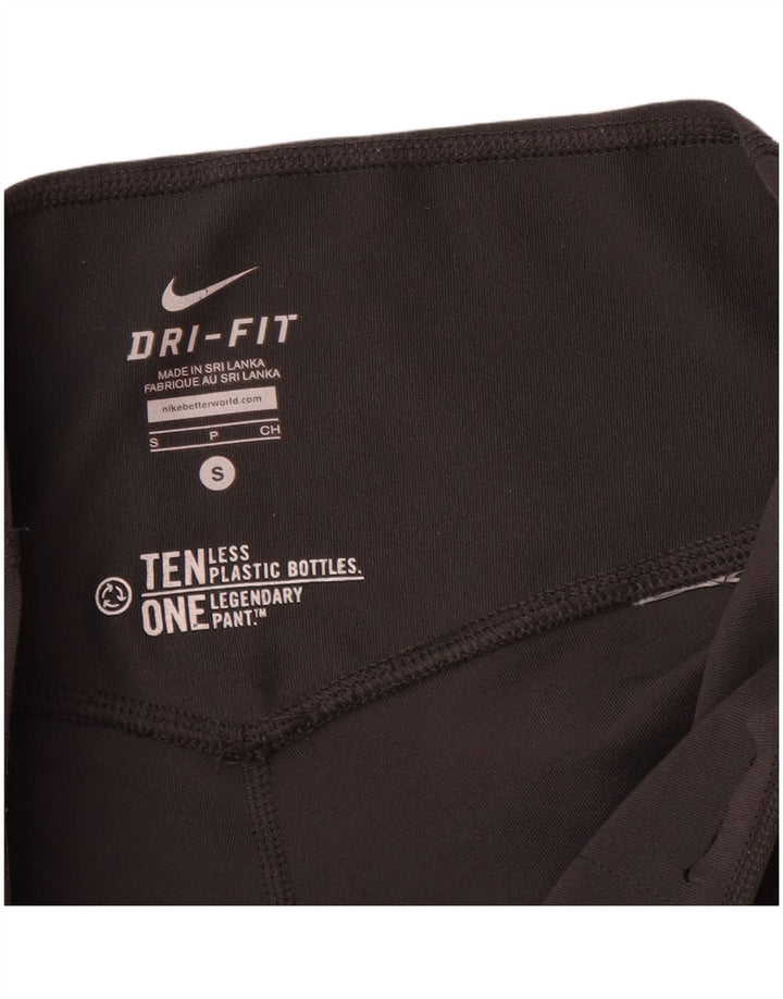 Nike - Leggings capri Dri Fit para mujer, talla 8, color negro