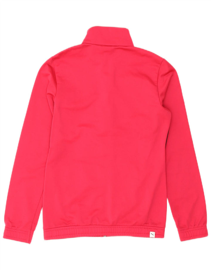 Puma Chaqueta de chándal para niña 13-14 años Rosa Colorblock Poliéster