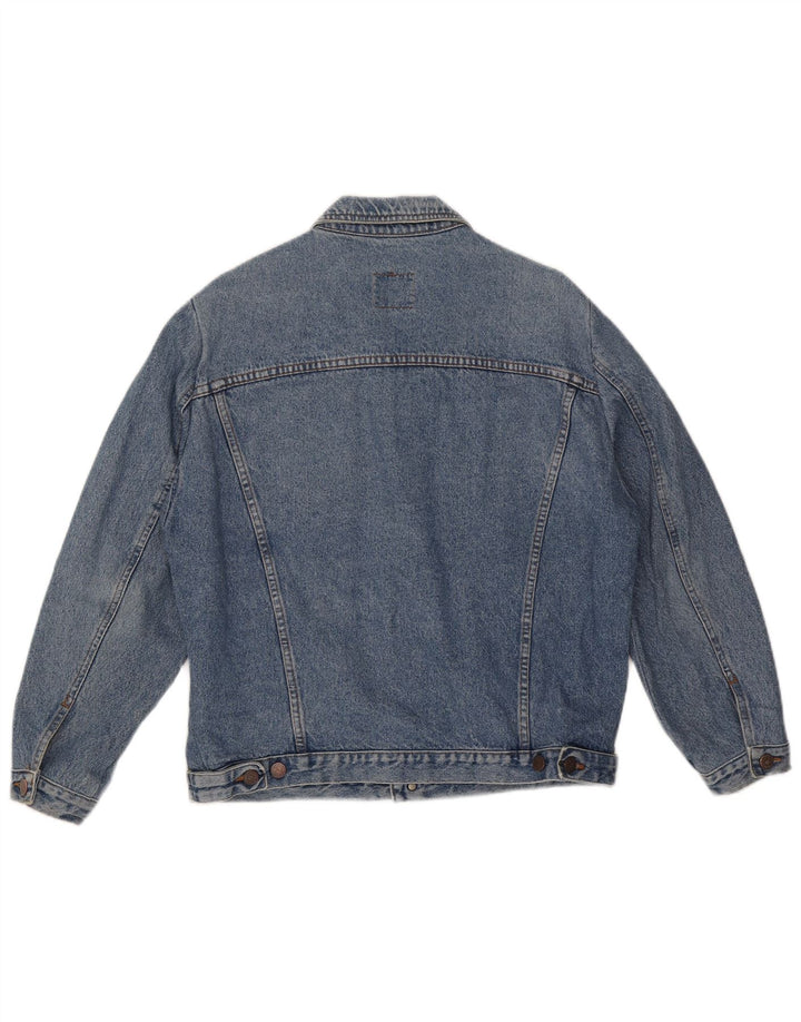 Benetton Chaqueta Vaquera IT 50 Large Azul Algodón