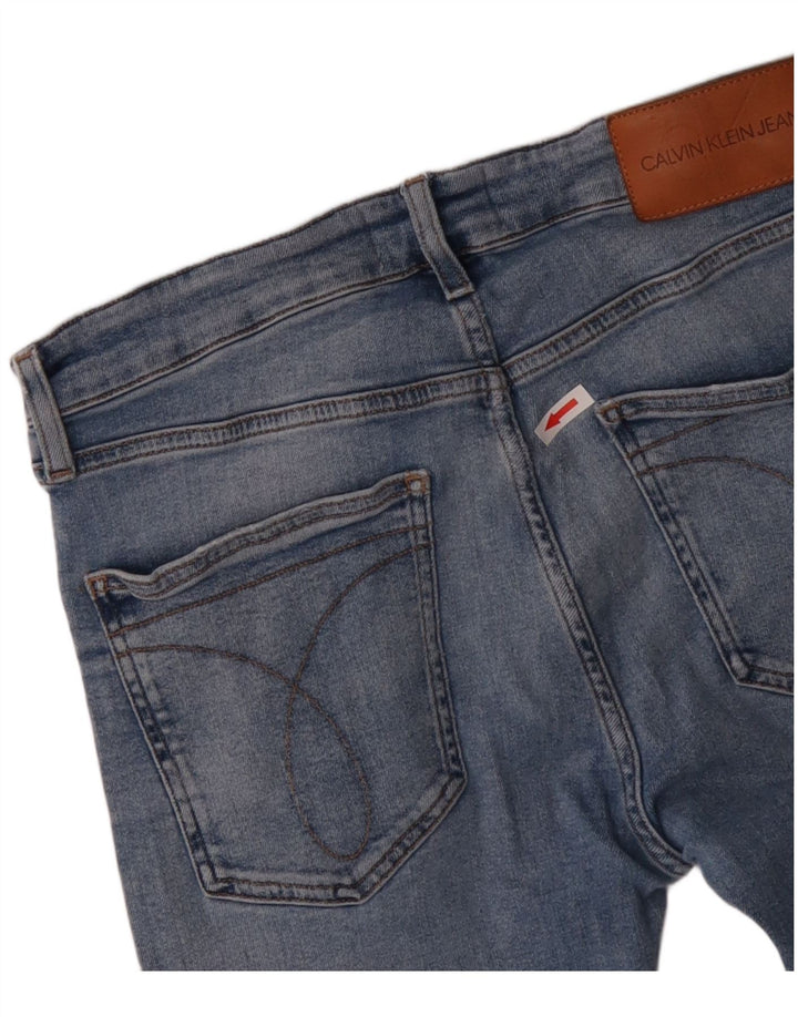 Vaqueros pitillo para mujer CALVIN KLEIN W32 L32 Algodón azul