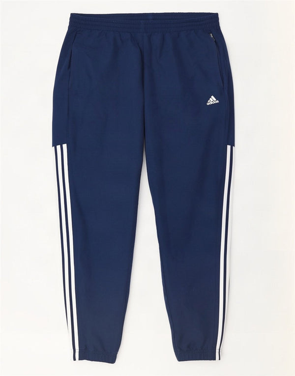 Adidas Mens Tracksuit Trousers Joggers Large Navy Blue