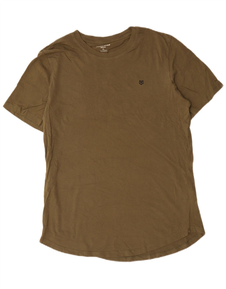 Jack & Jones Hombre Camiseta Top XL Caqui
