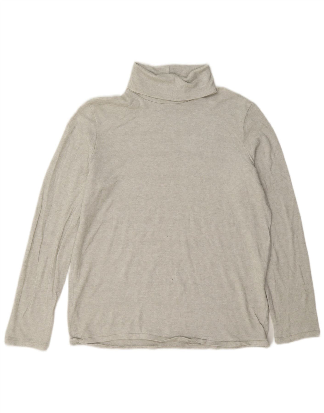 Zara Mujer Top Manga Larga ES 40 XL Gris