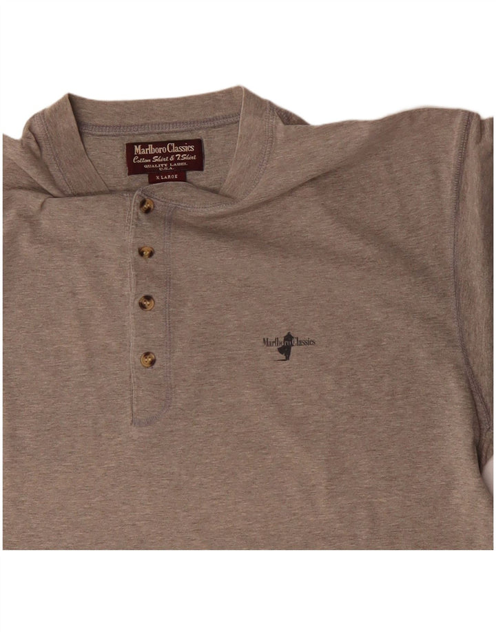 MARLBORO CLASSICS Camiseta Hombre Top XL Gris Algodón