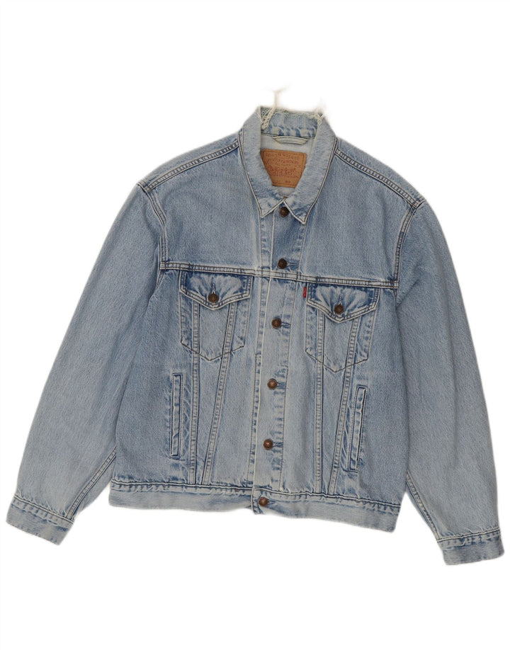 Levi's Chaqueta vaquera para hombre UK 40 Algodón azul grande