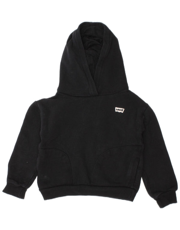 LEVI'S Sudadera con capucha para bebé niño 18-24 meses Algodón negro