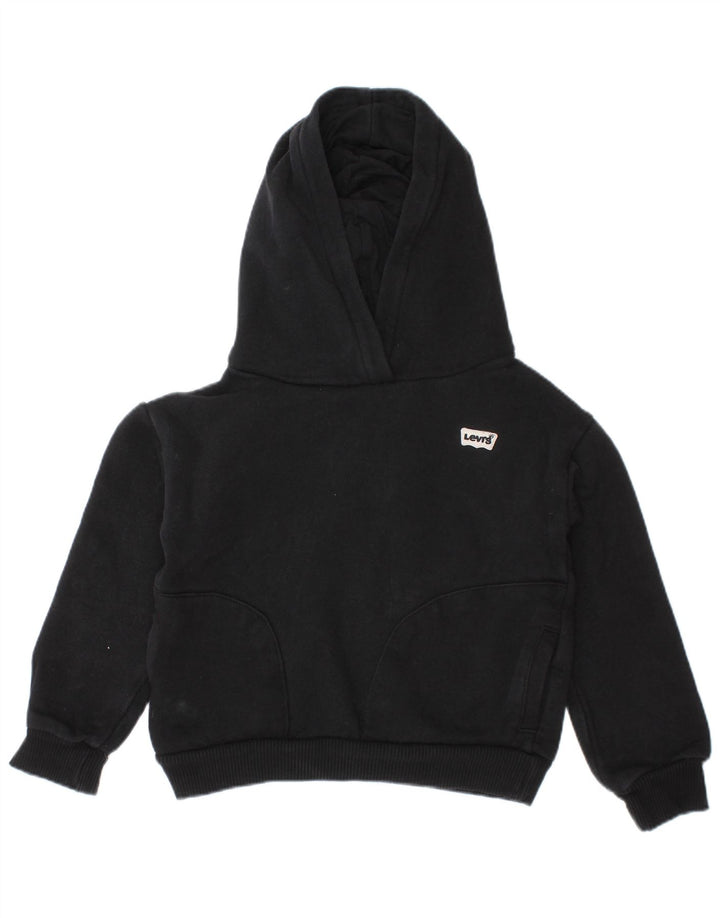 LEVI'S Sudadera con capucha para bebé niño 18-24 meses Algodón negro